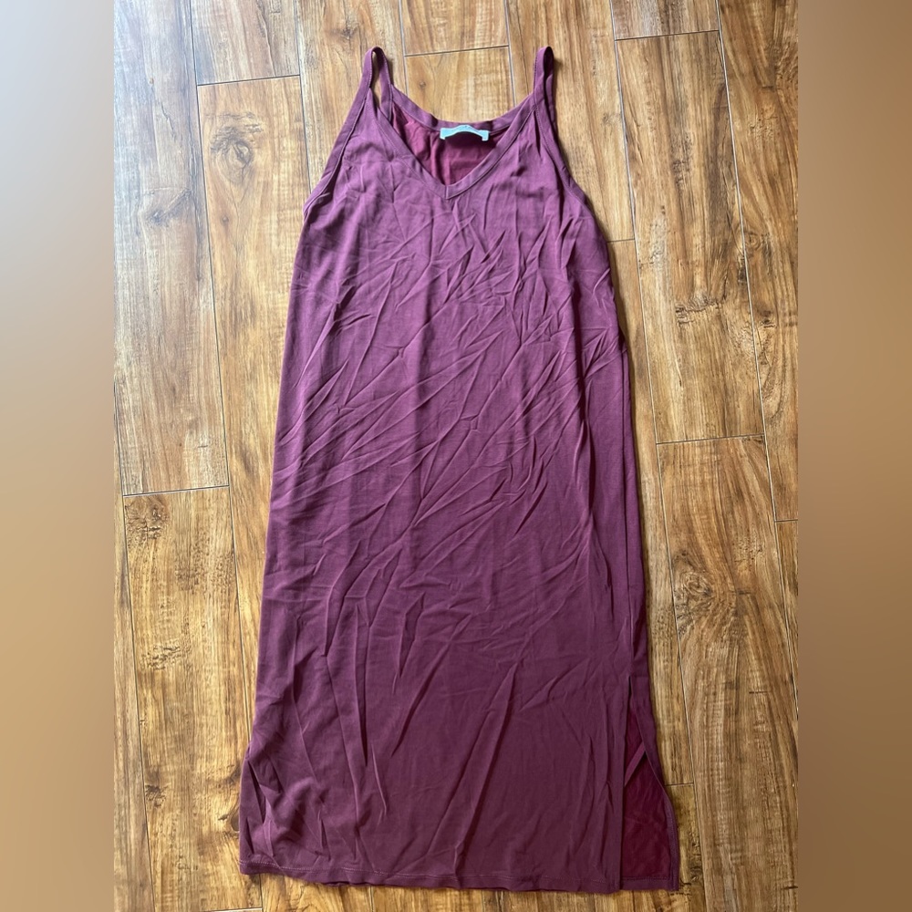 Double zero long dress with slits on the side
